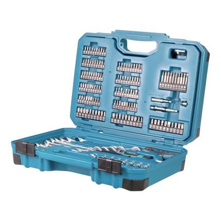 Makita E-17980 Werkzeug Set 231 tlg. 5/16" / 1/4" / 1/2" Schraubendreher / Ratsche / Schraubenschlüssel / Bits + Koffer