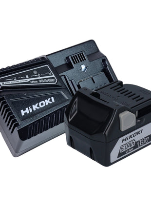 HiKOKI G18 DSL2 W5Z Akumulatorowa szlifierka kątowa 18 V 125 mm + 1x akumulator 5,0 Ah + ładowarka