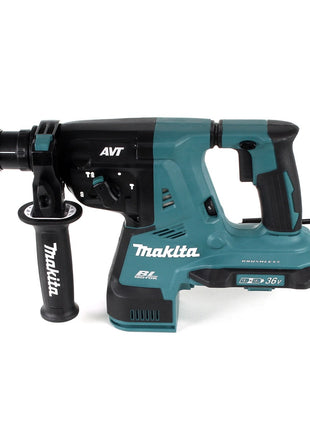 Makita DHR 281 RTJ 2 x 18 V Li-Ion Akku Bohrhammer Brushless 28 mm für SDS-PLUS mit Schnellwechselfutter im Makpac + 2 x 5,0 Ah Akku + Ladegerät + 11 tlg. Meißel- und Bohrer Set - Toolbrothers