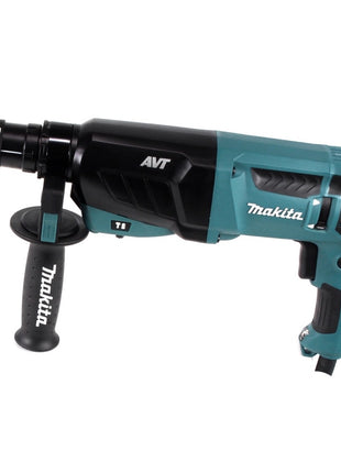 Makita HR 2631 FTJ  800 W Kombihammer mit SDS Plus Bohrfutter und Schnellspannbohrfutter im Makpac + Bosch Meißel und Bohrer Set 11 tlg. für SDS-Plus in Alukoffer - Toolbrothers