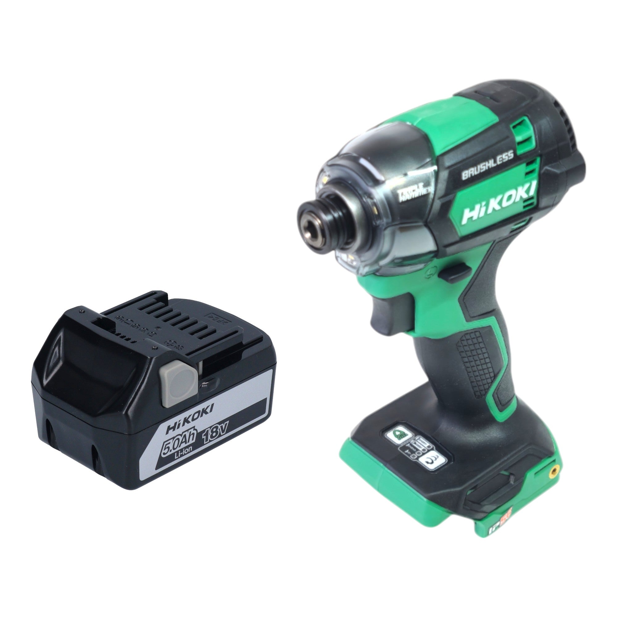 Hikoki WH 18 DC Akku Schlagschrauber 18 V 210 Nm 1 4 Brushless 1x Akku 5 0 Ah ohne Ladegeraet 0 - toolbrothers