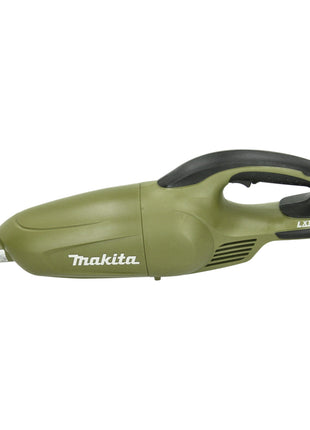 Aspirador inalámbrico Makita DCL 180 AO 18 V 0,65 l serie Olive Outdoor Adventure + 1x batería 2,0 Ah - sin cargador