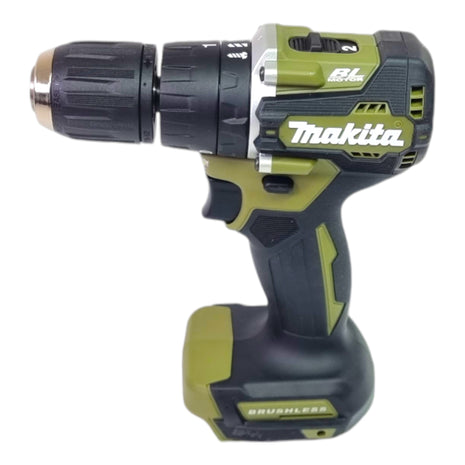 Makita DHP 487 G1O Taladro percutor inalámbrico 18 V 40 Nm Brushless Olive Outdoor Adventure Series + 1x batería de 6,0 Ah - sin cargador