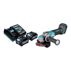 Makita GA 047 GD201 Akku Winkelschleifer 40 V max 125 mm X LOCK Brushless 2x Akku 2 5 Ah Ladegeraet 0 - toolbrothers