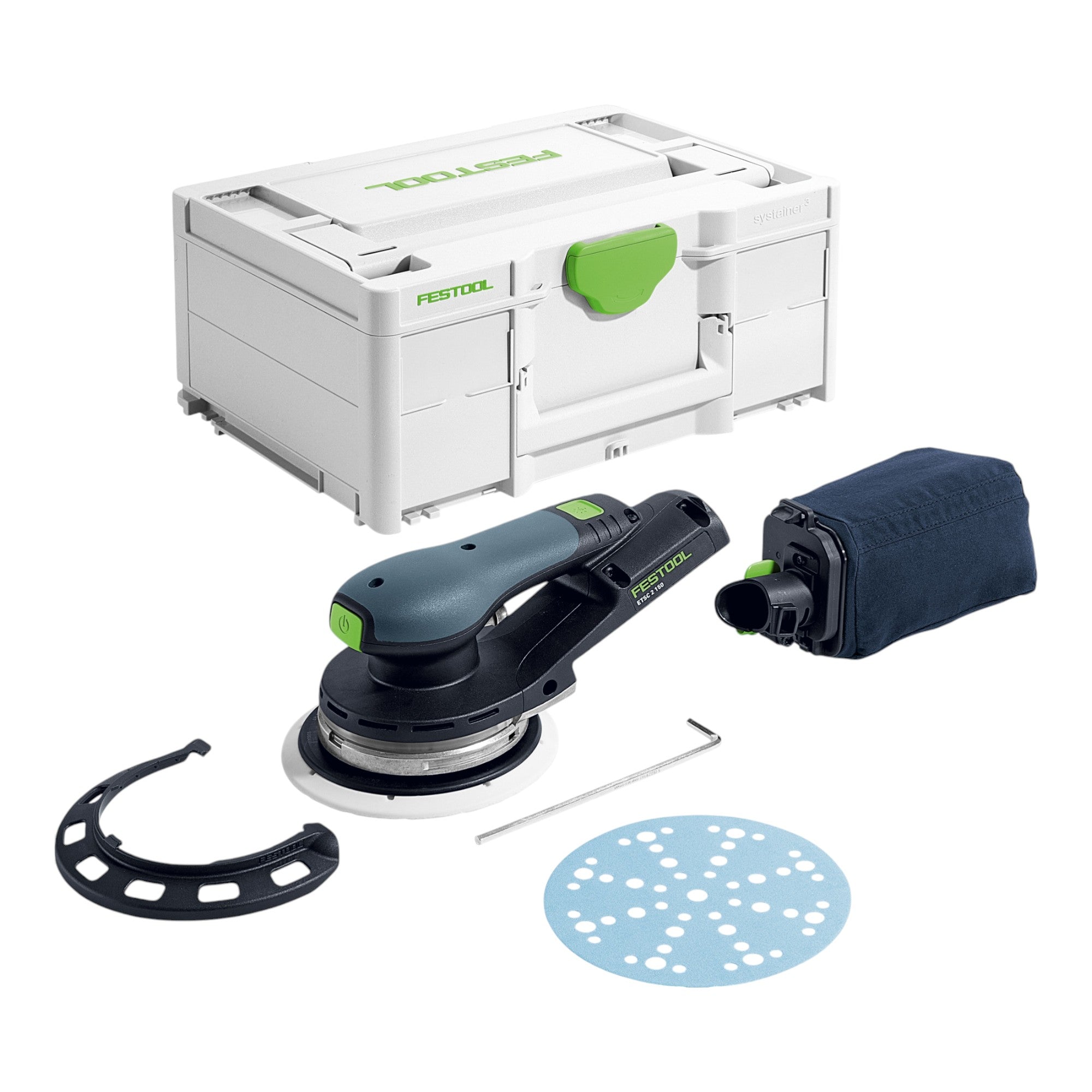Festool ETSC 2 150 Basic Akku Exzenterschleifer 18 V 150 mm Brushless 577723 Systainer ohne Akku ohne Ladegeraet 0 - toolbrothers