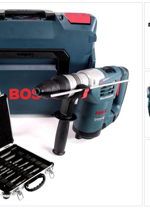 Bosch GBH 4-32 DFR 900 W 4-stufiger Bohrhammer mit SDS Plus Aufnahme in L-Boxx ( 0611332104 ) + 11 tlg. Meißel- und Bohrerset - Toolbrothers