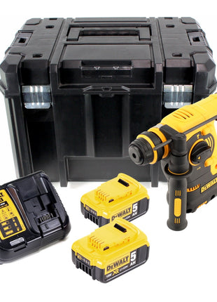 DeWalt DCH 253 P2 Akku Kombi Bohrhammer 18 V 2,1 J SDS plus + 2x Akku 5,0 Ah + Ladegerät + TSTAK - Toolbrothers