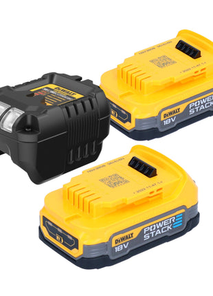 DeWalt DCL 040 E2 Akku LED Lampe 18 V 110 lm + 2x Powerstack Akku 1,7 Ah + Ladegerät