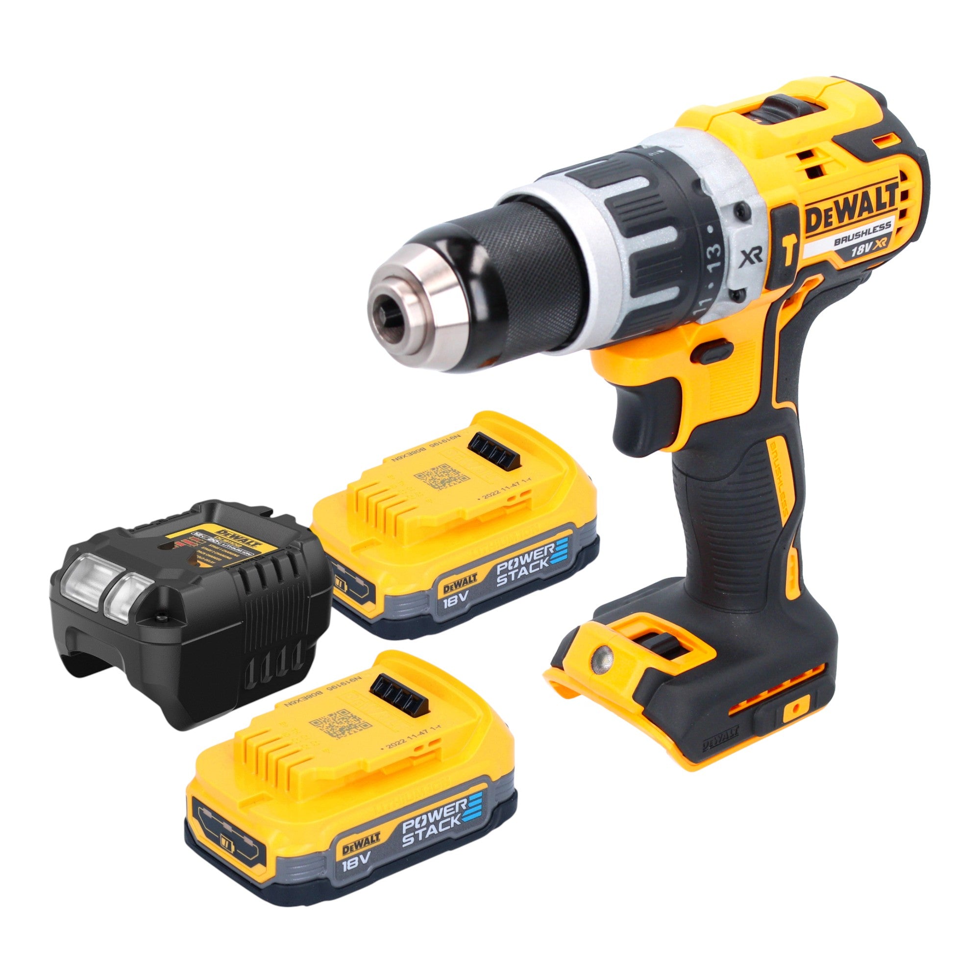 DeWalt DCD 796 E2 Akku Schlagbohrschrauber 18 V 70 Nm Brushless 2x Powerstack Akku 1 7 Ah Ladegeraet 0 - toolbrothers