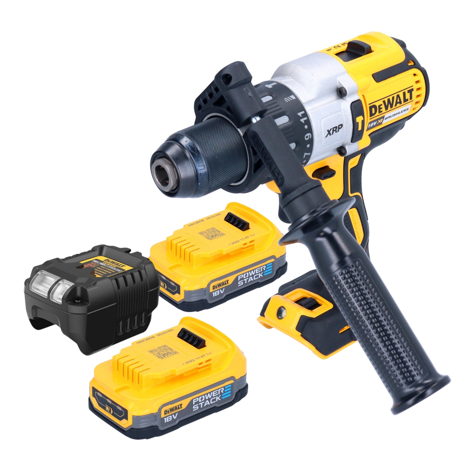 DeWalt DCD 996 E2 Akku Schlagbohrschrauber 18 V 95 Nm Brushless 2x Powerstack Akku 1 7 Ah Ladegeraet 0 - toolbrothers