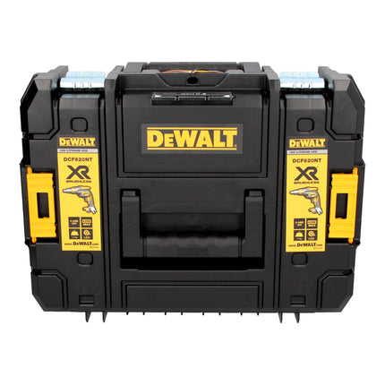 DeWalt DCF 620 E1T cordless drywall screwdriver 18 V 30 Nm brushless + 1x Powerstack battery 1.7 Ah + charger + TSTAK