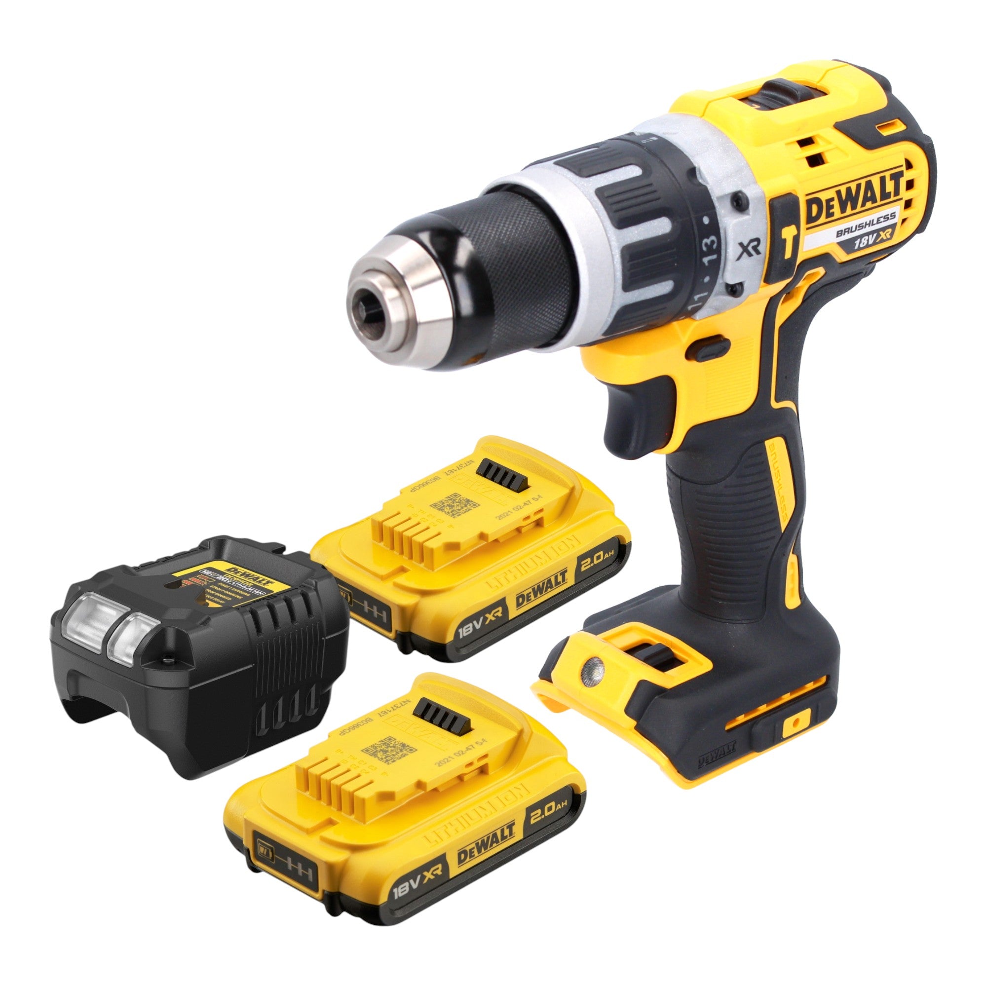 DeWalt DCD 796 D2 Akku Schlagbohrschrauber 18 V 70 Nm Brushless 2x Akku 2 0 Ah Ladegeraet 0 - toolbrothers