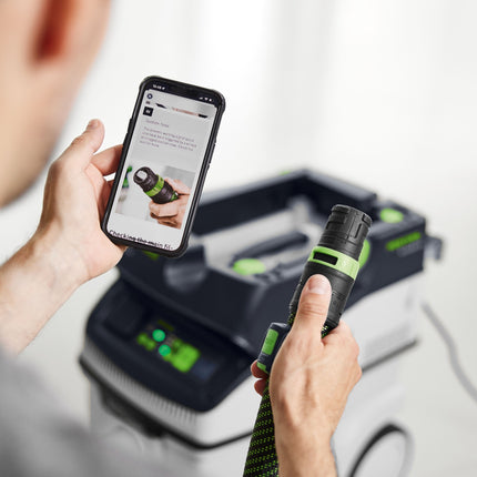 Festool CLEANTEC CTM 26 EI AC Absaugmobil 1200 Watt 26 l Staubklasse M 577851  4 - toolbrothers