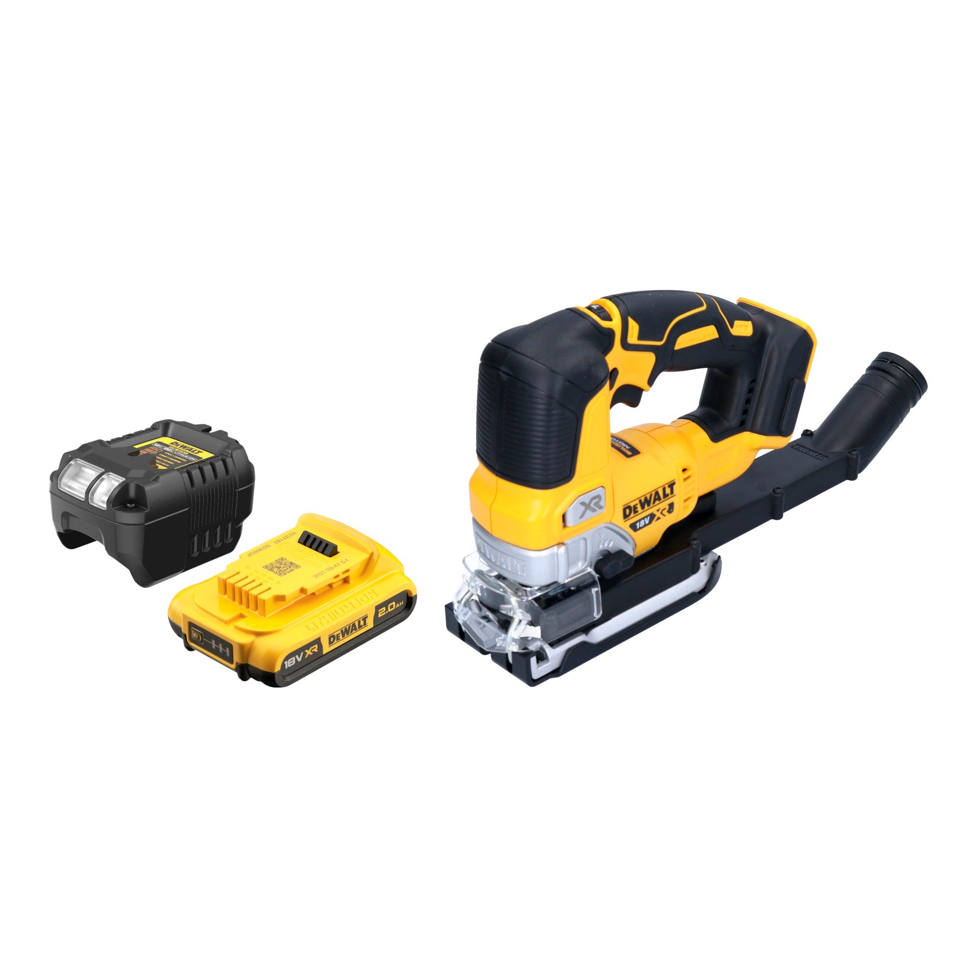 DeWalt DCS 334 D1 Akku Pendelhub Stichsaege 18 V Brushless 1x Akku 2 0 Ah Ladegeraet 0 - toolbrothers