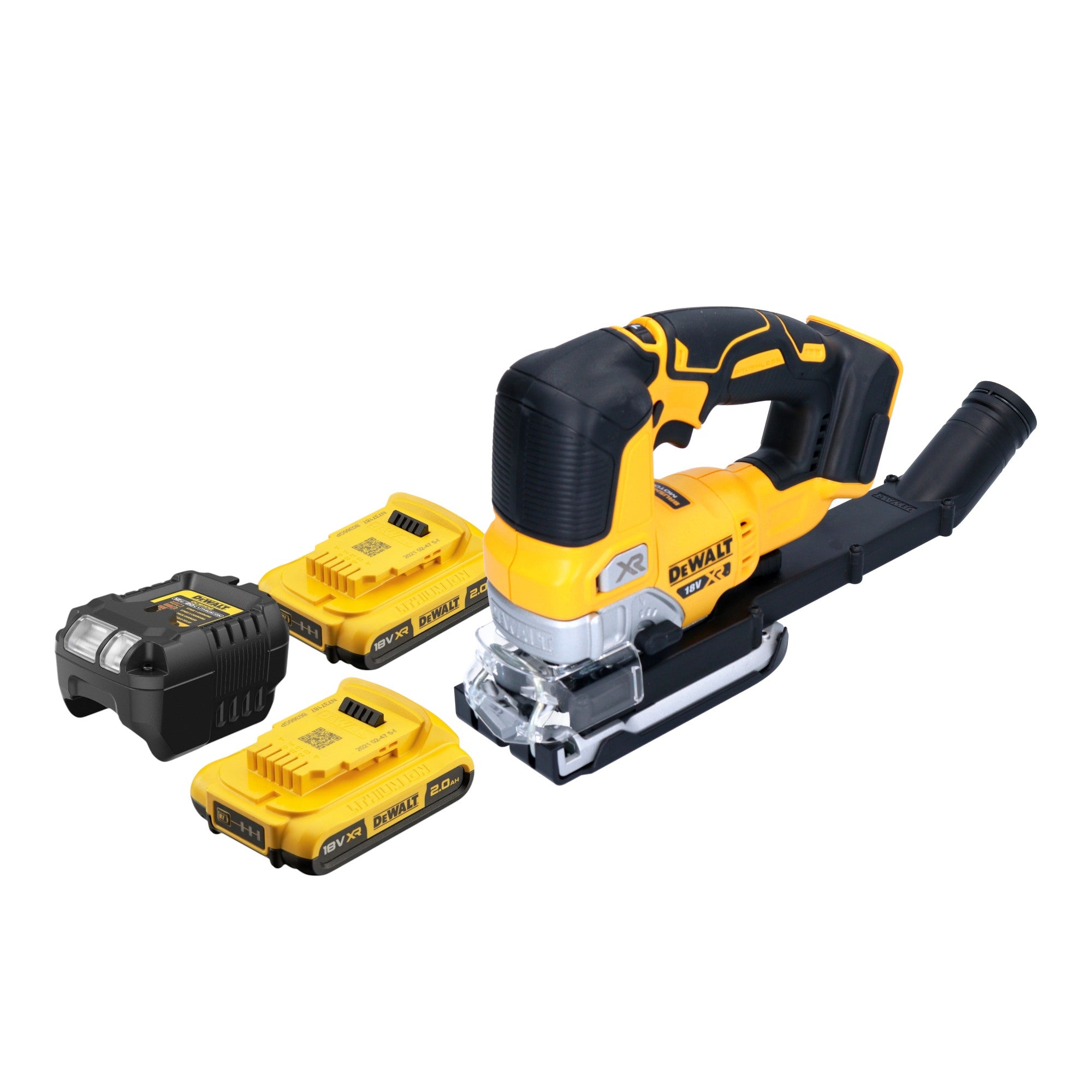 DeWalt DCS 334 D2 Akku Pendelhub Stichsaege 18 V Brushless 2x Akku 2 0 Ah Ladegeraet 0 - toolbrothers