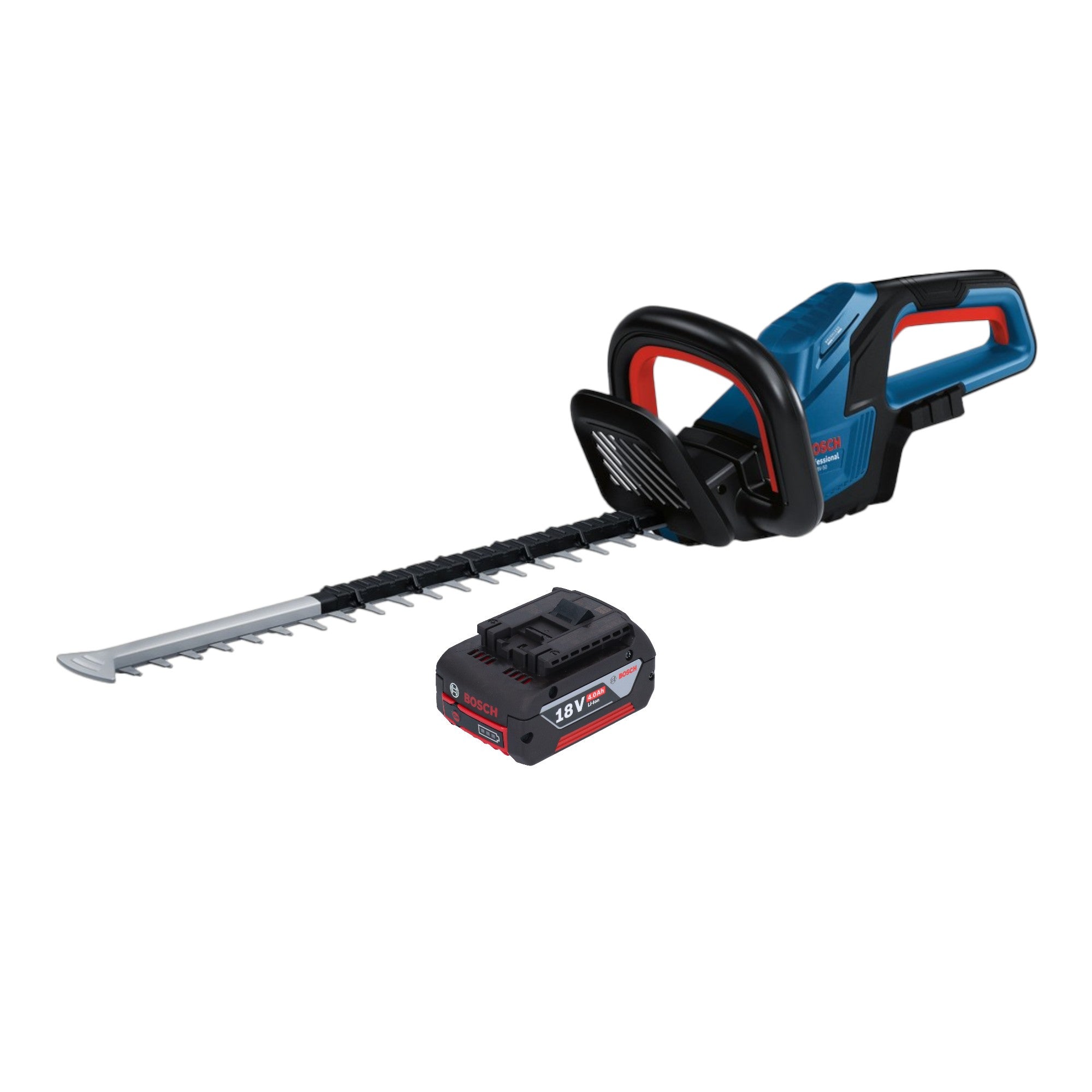 Bosch GHE 18V 50 Professional Akku Heckenschere 18 V 50 cm Brushless 1x Akku 4 0 Ah ohne Ladegeraet 0 - toolbrothers