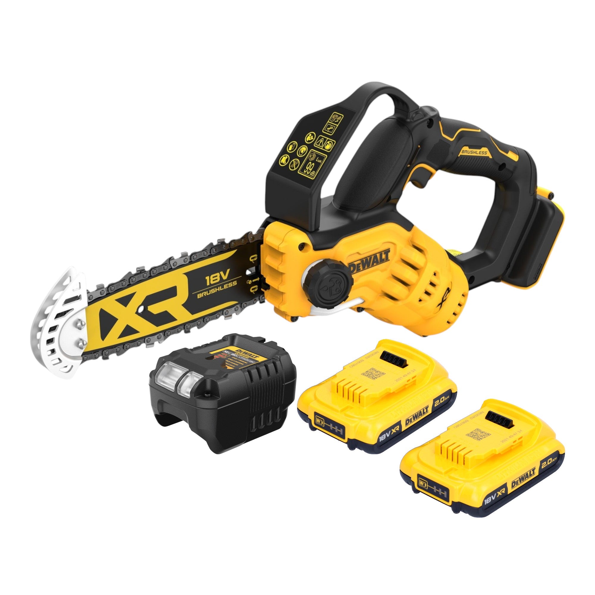 DeWalt DCMPS 520 D2 Akku Astsaege 18 V 20 cm Brushless 2x Akku 2 0 Ah Ladegeraet 0 - toolbrothers