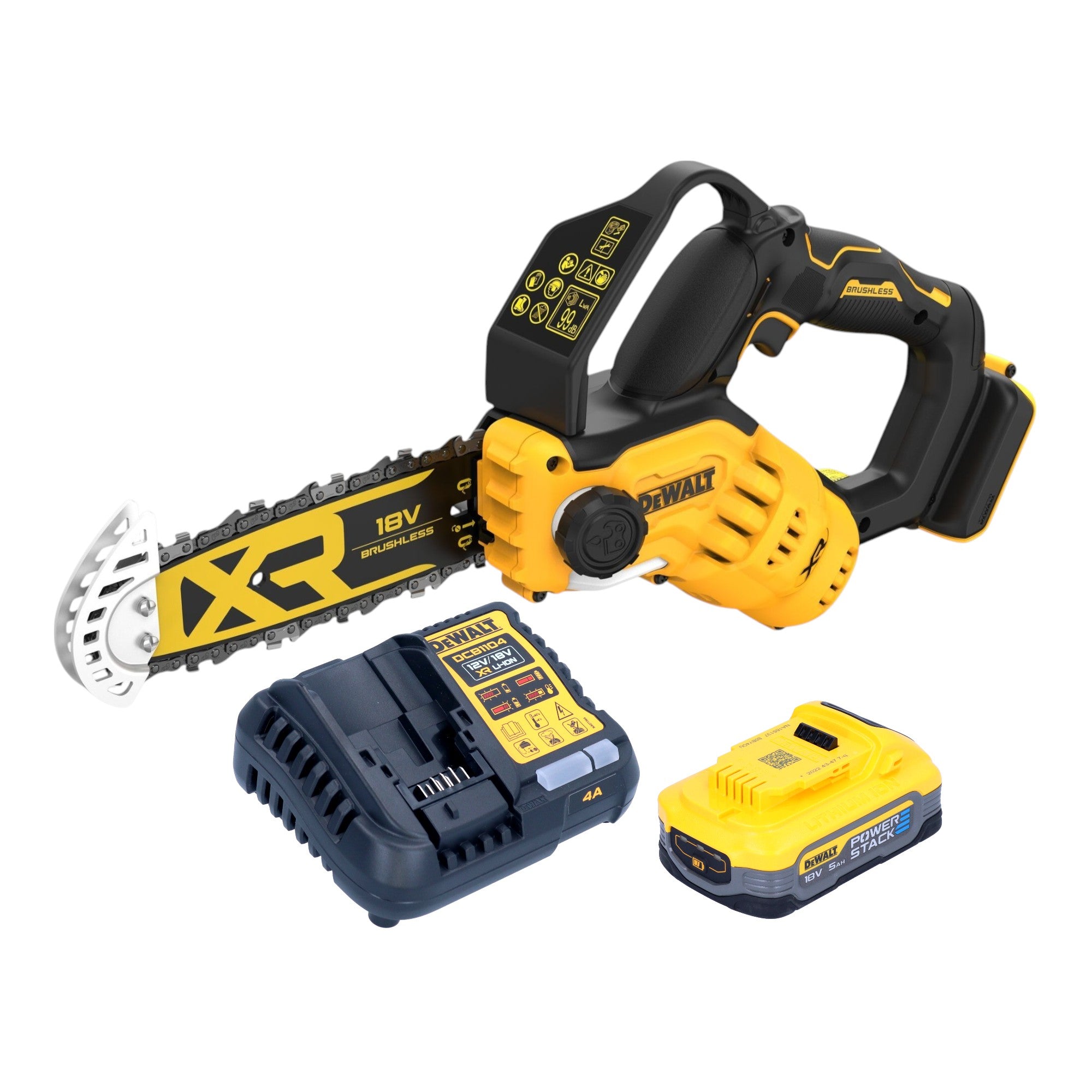 DeWalt DCMPS 520 H1 Akku Astsaege 18 V 20 cm Brushless 1x Powerstack Akku 5 0 Ah Ladegeraet 0 - toolbrothers