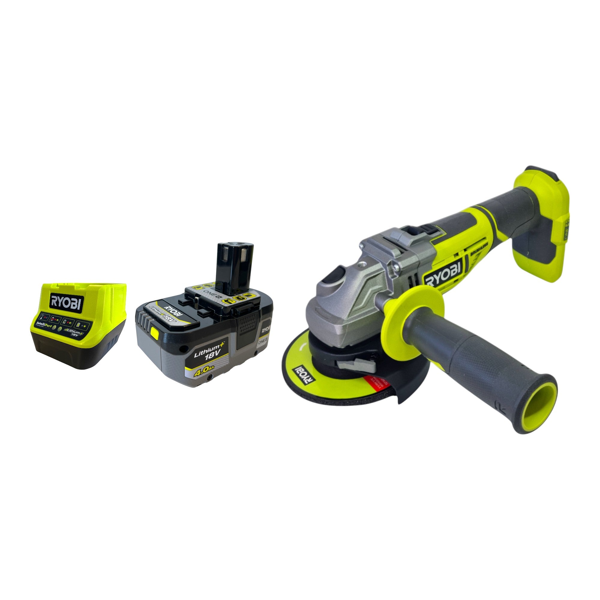 RYOBI R18AG7 0 Akku Winkelschleifer 18 V 125 mm Brushless 1x Akku 4 0 Ah Ladegeraet 0 - toolbrothers