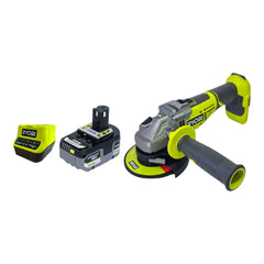 Ryobi R18AG7 0 Akku Winkelschleifer 18 V 125 mm Brushless 1x Akku 5 0 Ah Ladegeraet 0 - toolbrothers