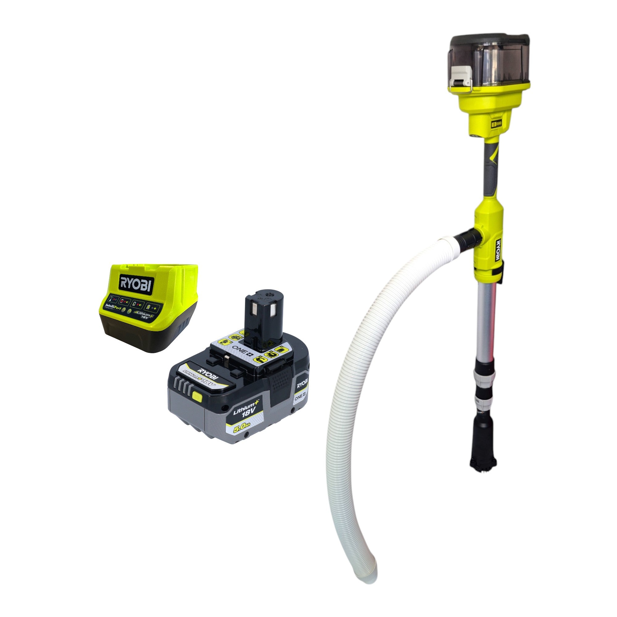 RYOBI RY18STPA 0 Akku Regenfasspumpe 18 V 3360 l h 1x Akku 5 0 Ah Ladegeraet 0 - toolbrothers