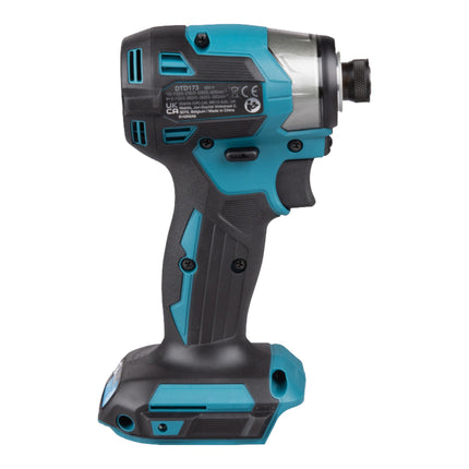 Makita DTD 173 RF1 Akku Schlagschrauber 18 V 180 Nm 1 4 Brushless 1x Akku 3 0 Ah Ladegeraet 4 - toolbrothers