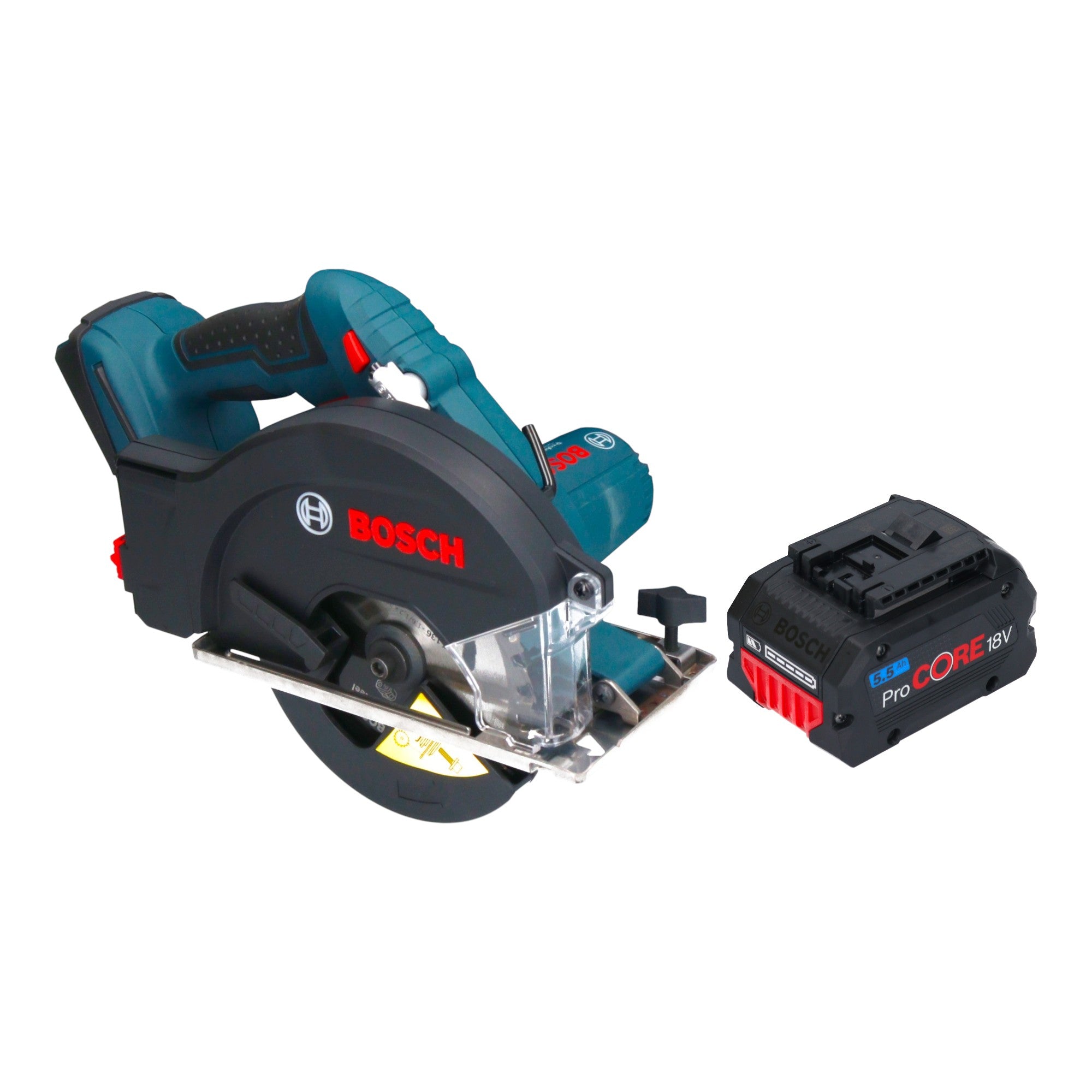 Bosch GKM 18V 50 Professional Akku Metall Handkreissaege 18 V 136 mm Brushless 1x ProCORE Akku 5 5 Ah ohne Ladegeraet 0 - toolbrothers