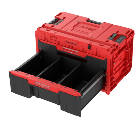 Toolbrothers RHINO XXL Drawer 2 ULTRA Toolbox Modularer Werkzeugbox 587 x 380 x 340 mm 9 l 20 l mit zwei Schubladen 1 - toolbrothers