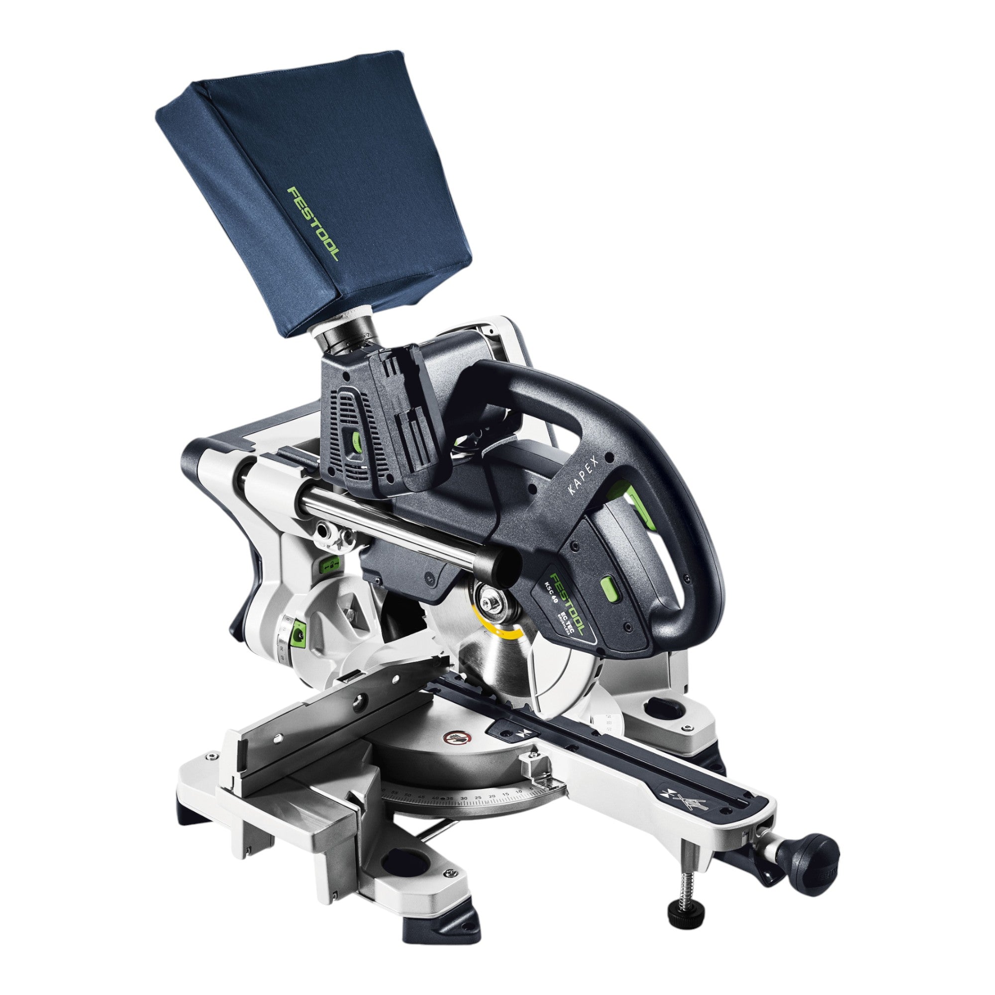 Festool KAPEX KSC 60 EB Basic Akku Kapp Zugsaege 18 V 36 V 216 mm Brushless 2x Akku 8 0 Ah ohne Ladegeraet 4 - toolbrothers