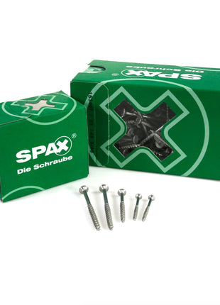 SPAX Universalschraube 3,5 x 30 mm 200 Stk. TORX T-STAR  plus T15 WIROX Senkkopf Teilgewinde 4Cut-Spitze 0191010350303 - Toolbrothers