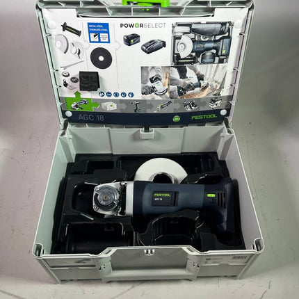 Festool AGC 18 125 EB Basic Akku Winkelschleifer 18 V 125 mm Koffer Neuwertig 2 - toolbrothers