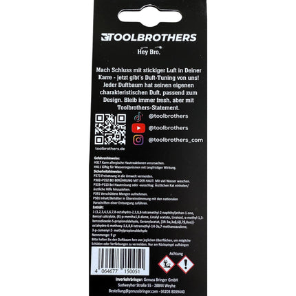 Toolbrothers Duftbaum Kippen Design Duft GUILTY klassisch maskuline Duftnoten 3 - toolbrothers