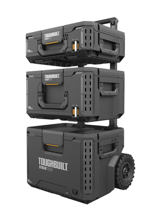 Toughbuilt StackTech TB B1S3 B 70R Werkzeugkisten Set mit Rollen 3 tlg IP65 86 x 56 x 40 cm  2 - toolbrothers