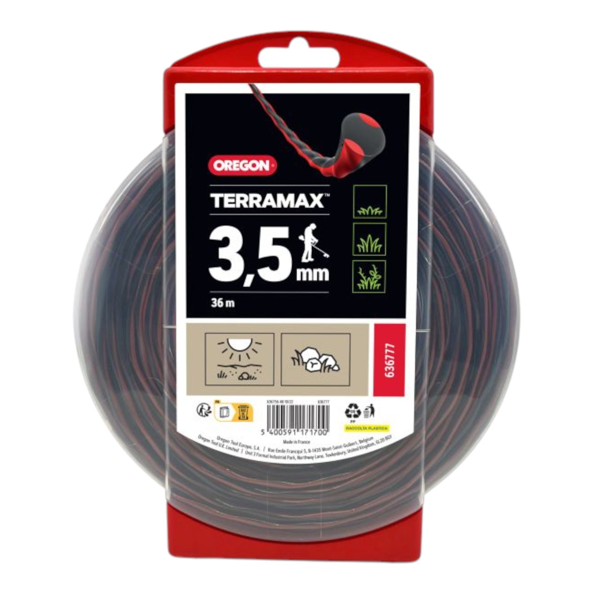 Oregon Terramax Trimmerfaden 3 5 mm x 36 m 636777  1 - toolbrothers