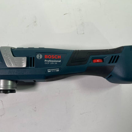 Bosch GOP 18V 34 Professional Akku Multi Cutter 18 V Starlock Plus 06018G2002 17 tlg Zubehoer L Boxx Leicht Gebraucht 1 - toolbrothers