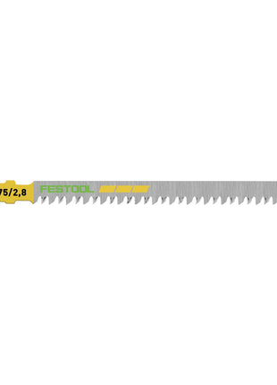 Hoja de sierra de calar Festool S 75/2.8/5 WOOD STRAIGHT CUT (204260) para PS 300, PSB 300, PS 400, PSC 400, PSBC 400, PSB 400, PS 420, PSB 420, PSC 420, PSBC 420