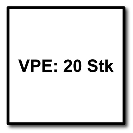 Festool S 75/4 FSG/20 WOOD Universal Hoja de sierra de calar - 20 unidades ( 204317 )