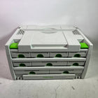 Festool SORTAINER SYS 3 SORT 9 Systainer Werkzeugkoffer Organizer Neuwertig 0 - toolbrothers