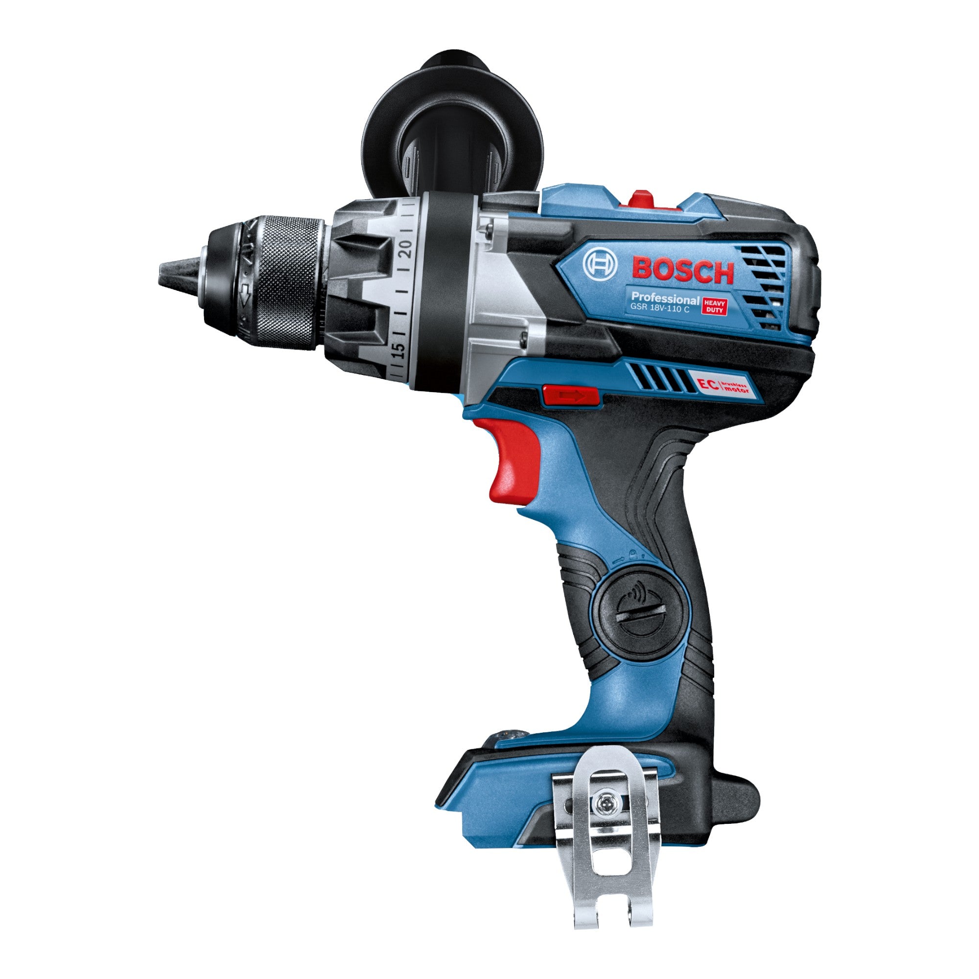Bosch GSR 18V 110 C Professional Akku Bohrschrauber 18 V 110 Nm Brushless 1x Akku 2 0 Ah ohne Ladegeraet 1 - toolbrothers
