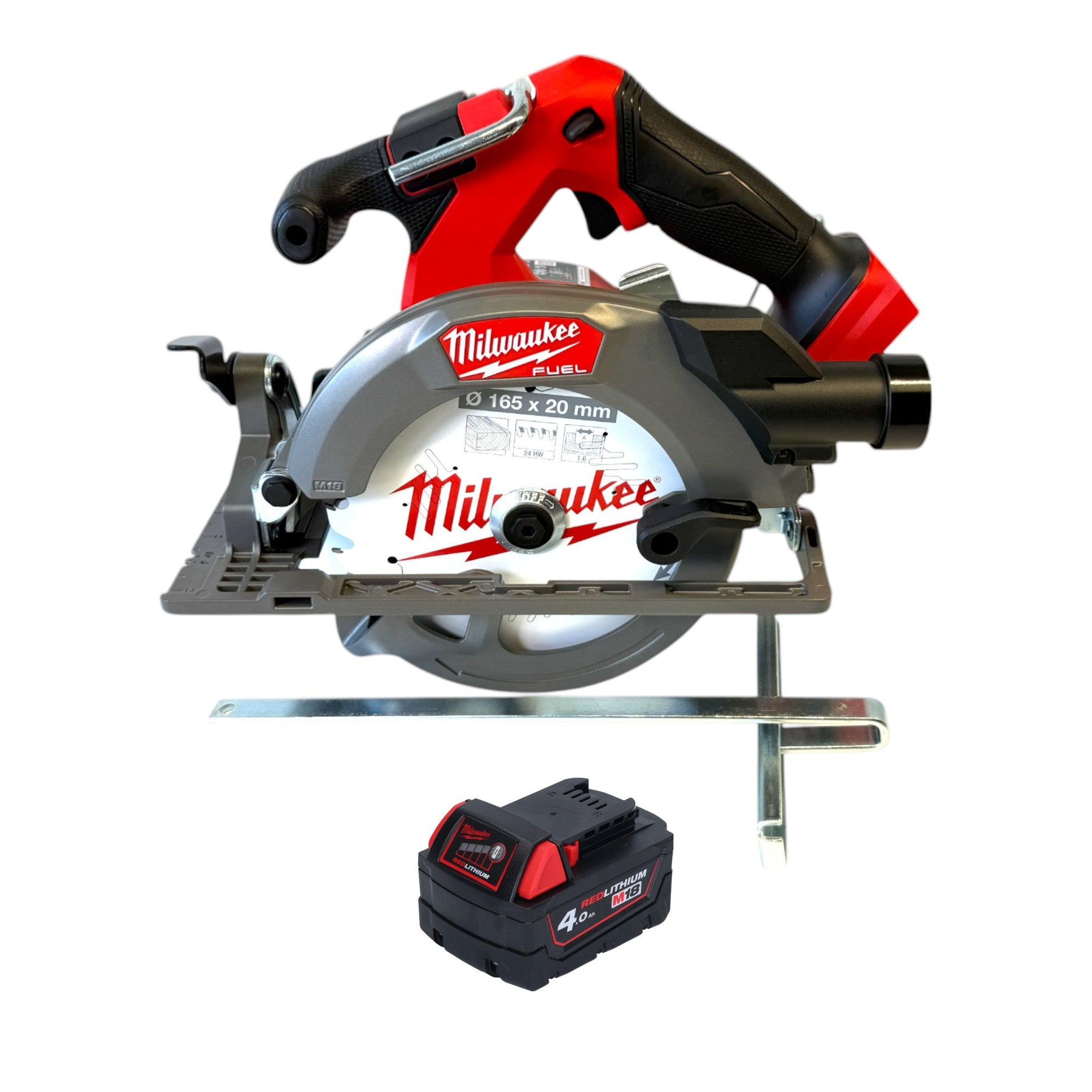 Milwaukee M18 FCS552 401 Akku Handkreissaege 18 V 165 mm Brushless 1x Akku 4 0 Ah ohne Ladegeraet 0 - toolbrothers