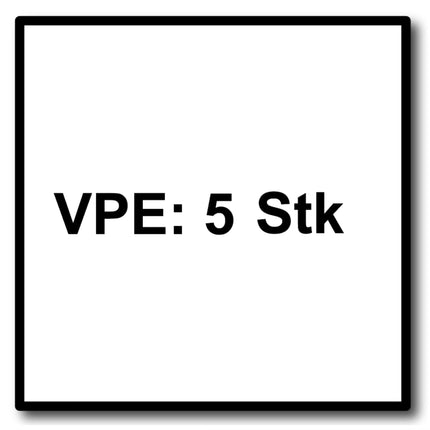 Festool HS 75/1,2 BI/5 Hoja de sierra de calar - 5 unidades ( 204270 )