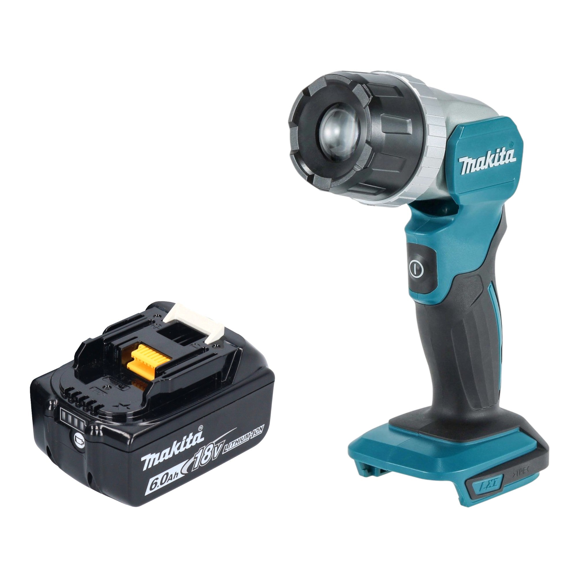 Makita DML 808 G1 Akku Handstrahler 14 4 18 V 190 lm LED 1x Akku 6 0 Ah ohne Ladegeraet 0 - toolbrothers