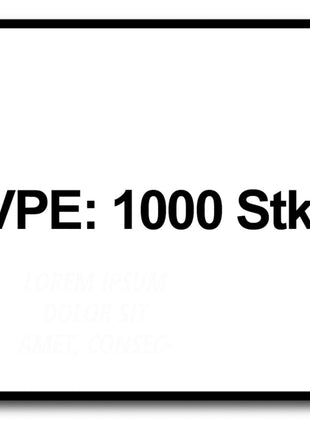 SPAX Universalschraube 4,0 x 60 mm 1000 Stk. TORX T-STAR plus T20 WIROX Senkkopf Teilgewinde 4Cut-Spitze - Toolbrothers