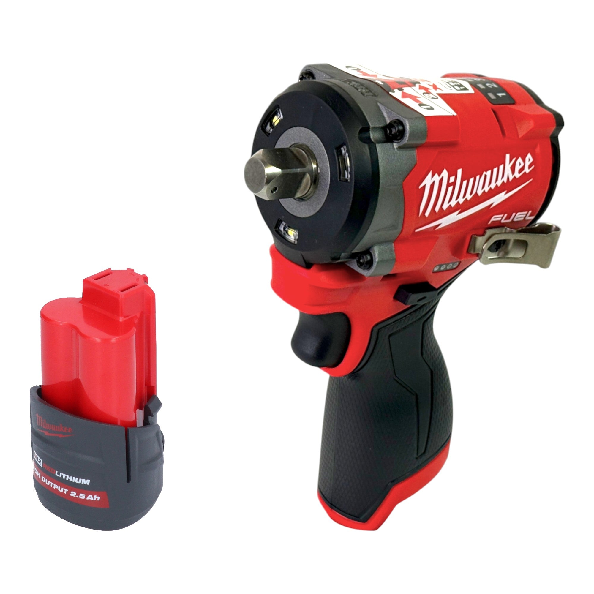 Milwaukee M12 FCIWP12G3 251 Akku Schlagschrauber 12 V 542 Nm 1 2 Brushless 1x Akku 2 5 Ah ohne Ladegeraet 0 - toolbrothers