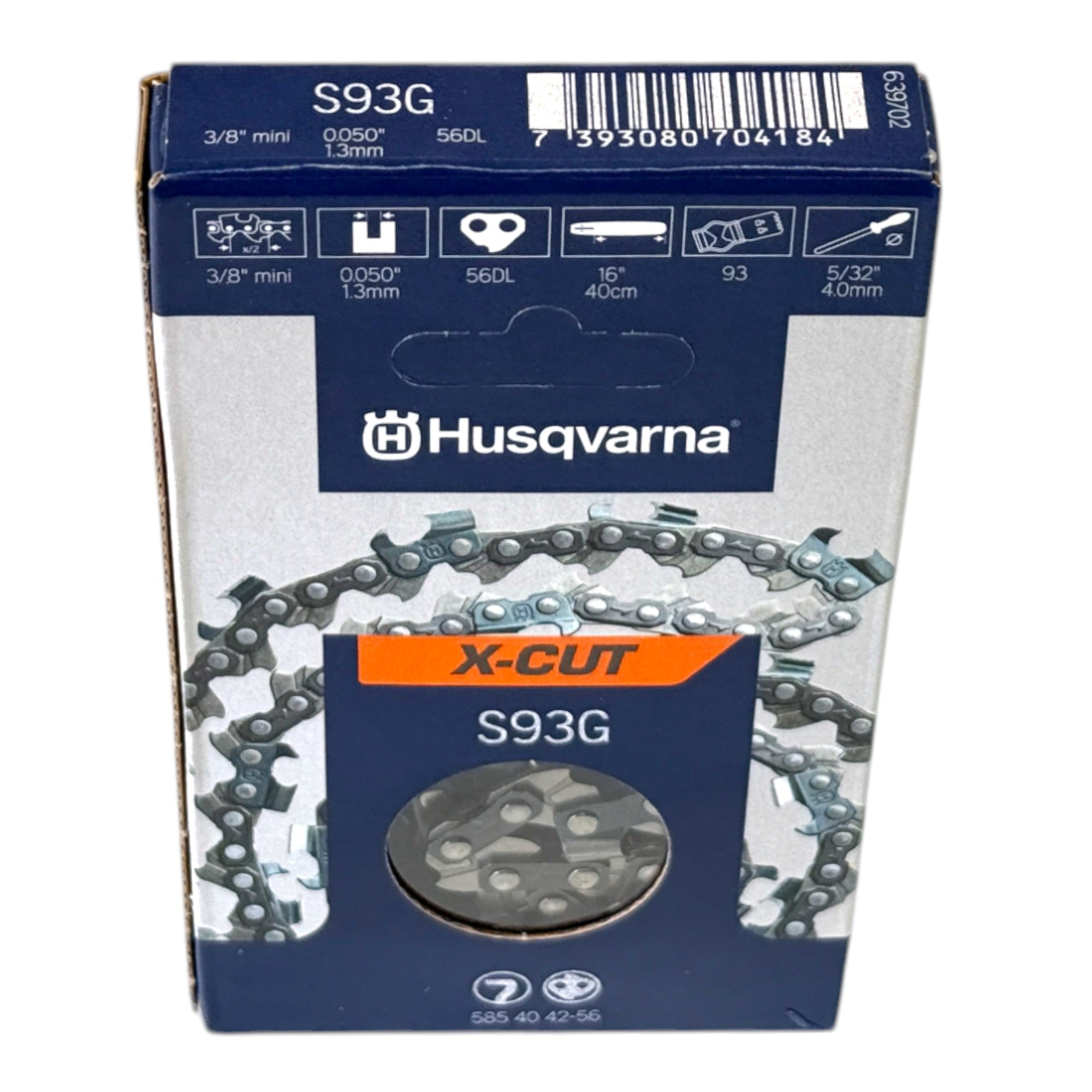 Husqvarna X CUT S93G Saegekette 30 cm 3 8 1 3 mm 585404245 fuer Kettensaege 0 - toolbrothers