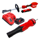 Milwaukee M18 FOPH2 BA 301 Akku Basiseinheit 18 V Brushless Geblaese Aufsatz 1x Akku 3 0 Ah Ladegeraet 0 - toolbrothers