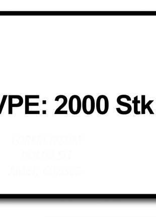 SPAX Universalschraube 4,5 x 50 mm 2000 Stk. TORX T-STAR plus T20 WIROX Senkkopf Teilgewinde 4Cut-Spitze - Toolbrothers