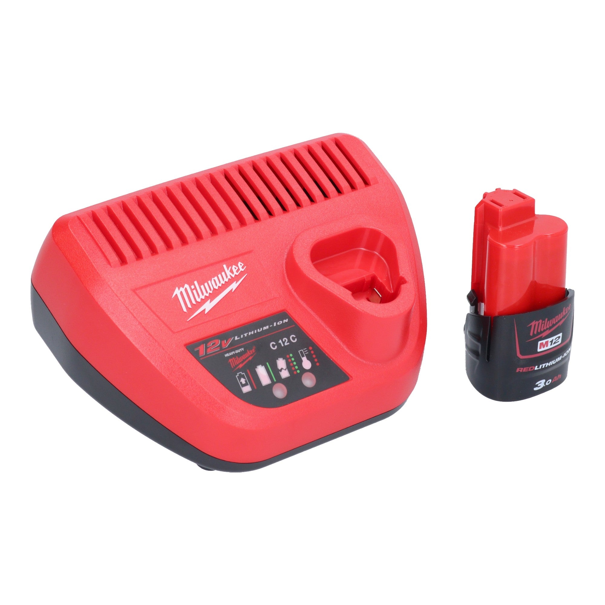 Milwaukee M12 BST 301 Akku Tacker 12 V 6 14 mm 1x Akku 3 0 Ah Ladegeraet 2 - toolbrothers