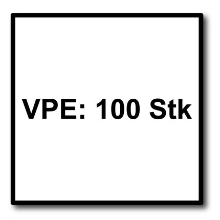 SPAX Universalschraube 5,0 x 60 mm 100 Stk. TORX T-STAR plus T20 WIROX Senkkopf Teilgewinde 4Cut-Spitze 0191010500603 - Toolbrothers