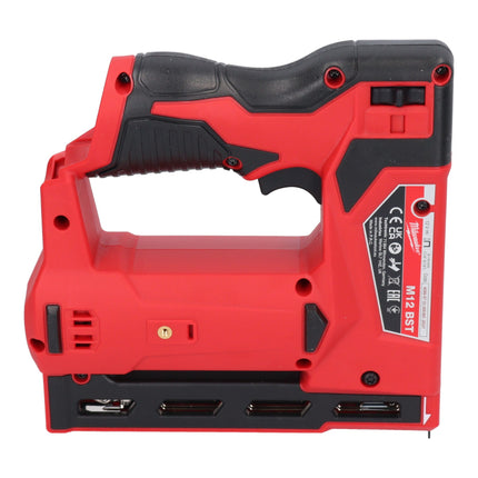 Milwaukee M12 BST 601 Akku Tacker 12 V 6 14 mm 1x Akku 6 0 Ah Ladegeraet 4 - toolbrothers